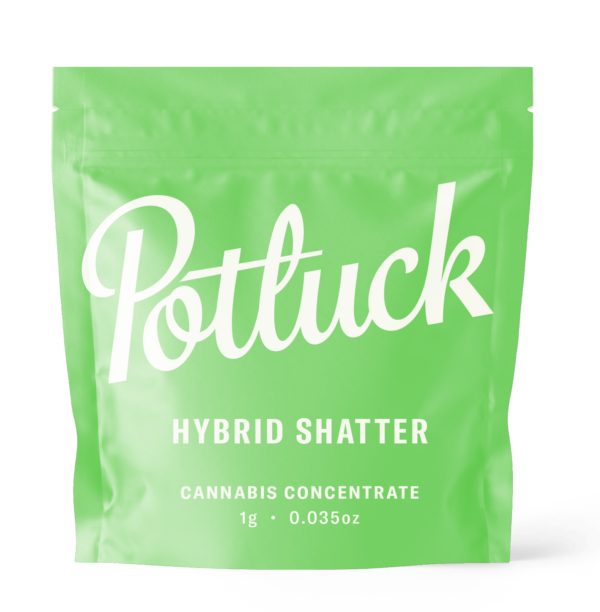 Potluck - Hybrid Shatter - cannabis Concentrate | Green Society Canada