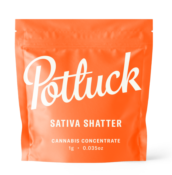 Potluck - Sativa Shatter - cannabis Concentrate | Green Society Canada