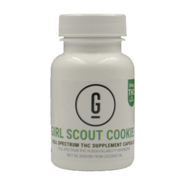 GRASS – THC Capsules – Girl Scout Cookies – 50mg | Green Society Canada