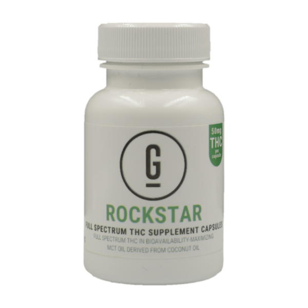 GRASS – THC Capsules – Rockstar – 50mg | Green Society Canada