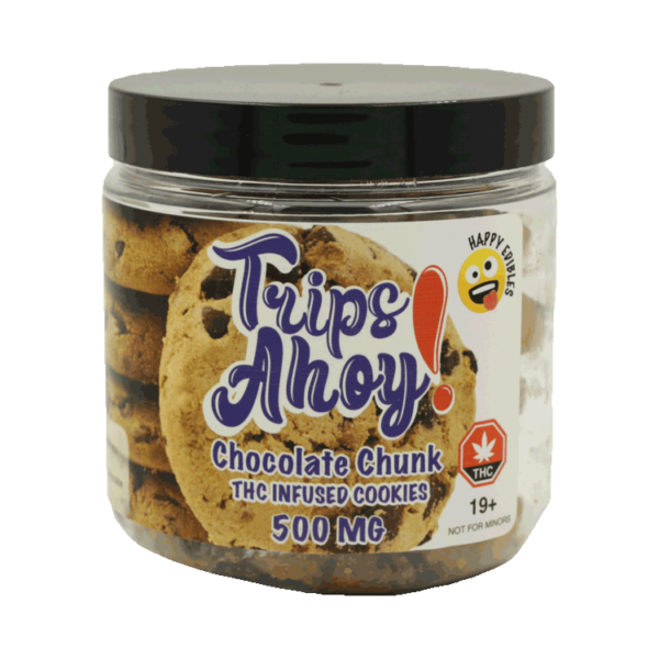 Trips Ahoy – Chocolate Chunk THC Infused Cookies – 500mg | Green Society Canada