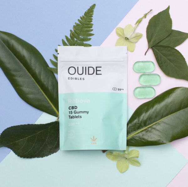 Ouide Edibles – Relieve – CBD gummies 300mg | Green Society Canada