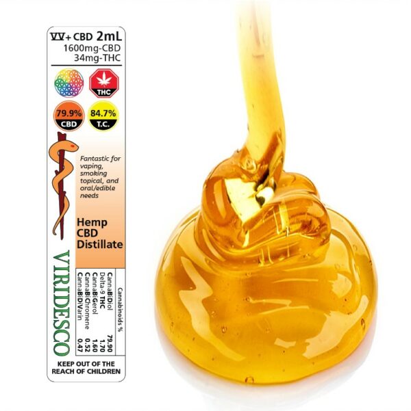 Viridesco – CBD Distillate – 2ml | Green Society Canada