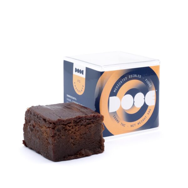 Dose Edibles – Chocolate Fudge – 200mg THC | Green Society Canada