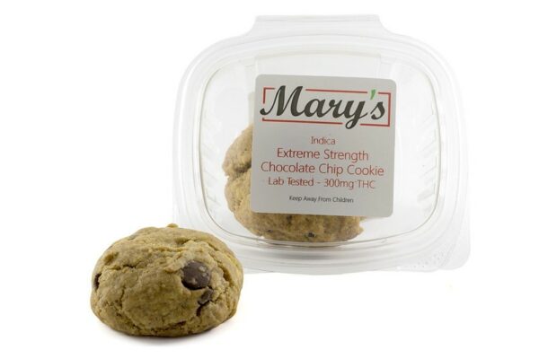 Mary’s Medibles – Extreme Strength Chocolate Chip Cookie – 300mg THC (Indica) | Green Society Canada