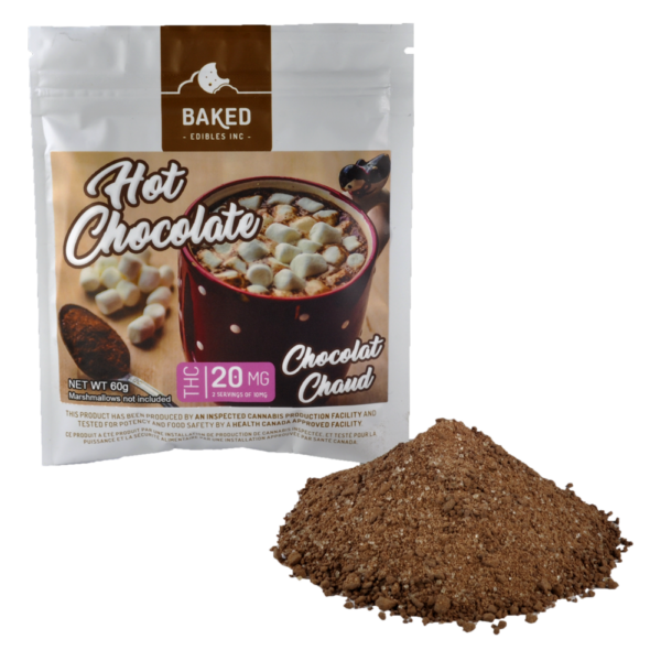 Baked Edibles – Hot Chocolate 20mg THC | Green Society Canada