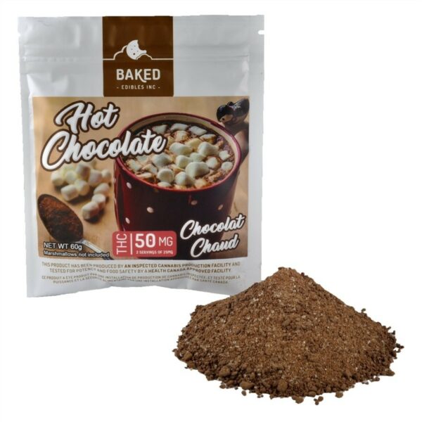 Baked Edibles – Hot Chocolate 50mg THC | Green Society Canada