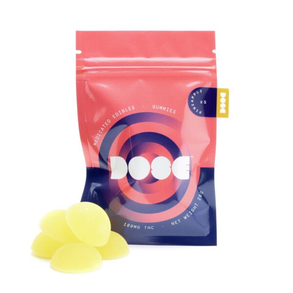 Dose Edibles Gummies – Pineapple | Green Society Canada