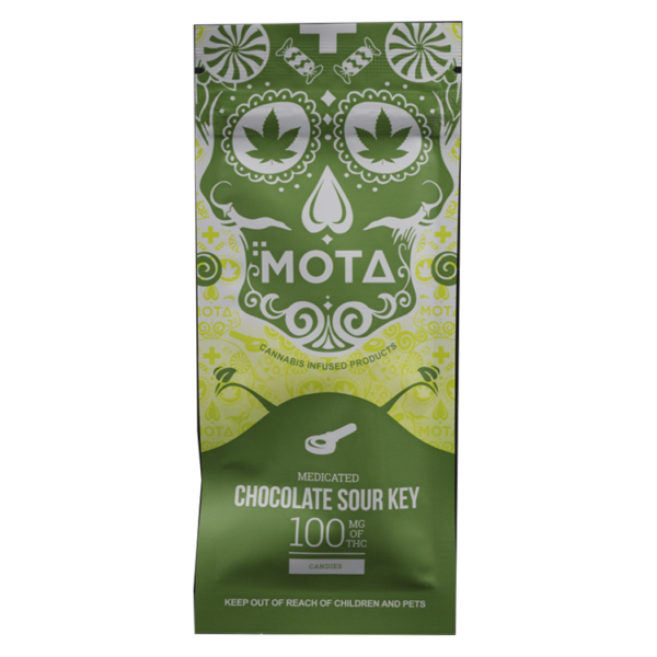 MOTA Edibles – Chocolate Sour Key – 100mg THC | Green Society Canada