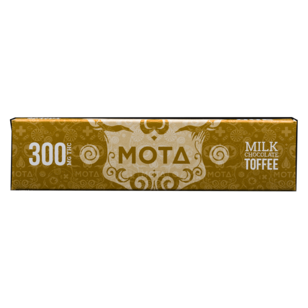 MOTA Edibles – Milk Chocolate Toffee Bar – 300mg THC | Green Society Canada