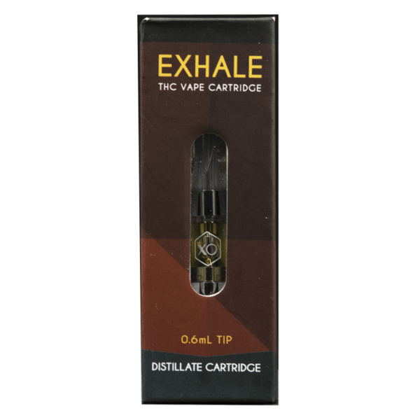 XO Exhale – THC Distillate Refill Cartridge – Banana Kush 0.6ml | Green Society Canada