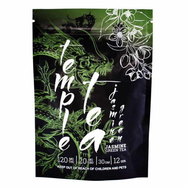 Temple Tea – Jasmine Green Tea – 120mg THC | Green Society Canada