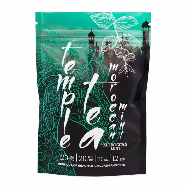 Temple Tea – Moroccan Mint – 120mg THC | Green Society Canada