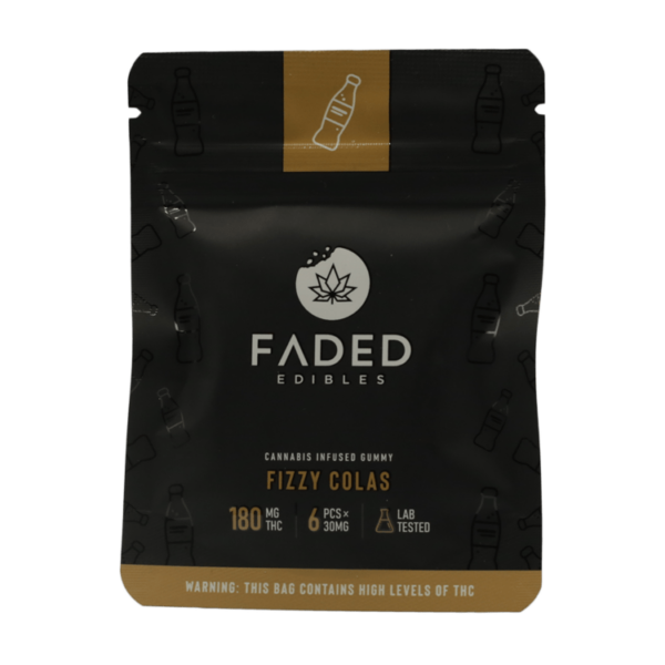 Faded Edibles – Fizzy Colas – 180mg | Green Society Canada