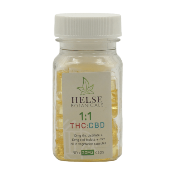 Helse Botanicals – 1:1 THC/CBD Capsules | Green Society Canada