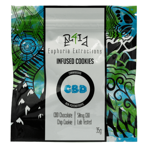 Euphoria Extractions – CBD Cookie – 50mg | Green Society Canada