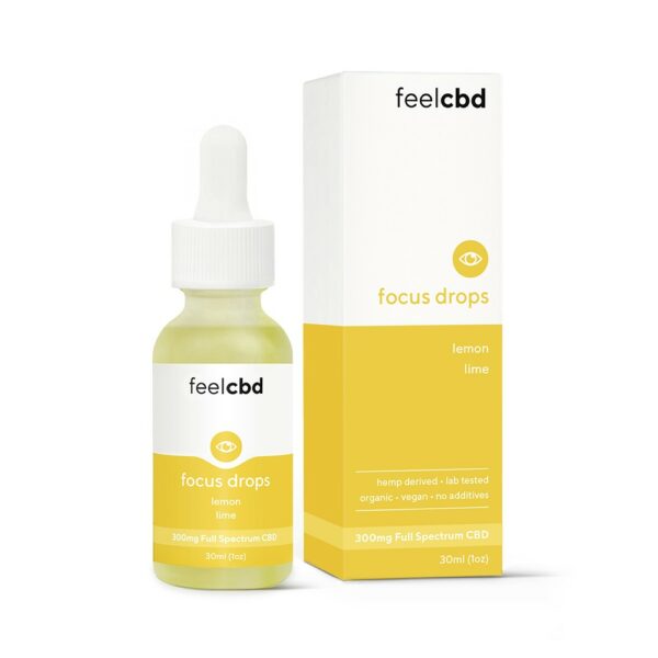 FeelCBD – Focus Drops – CBD Tincture 300mg | Green Society Canada