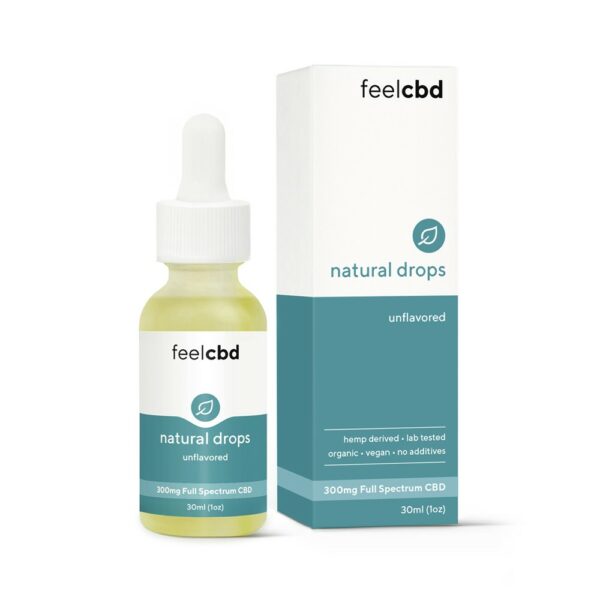 FeelCBD – Natural Drops – CBD Tincture 300mg | Green Society Canada