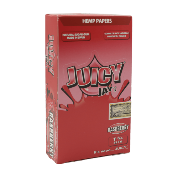 Juicy Jay’s – Hemp Papers (1.25 inch) – Raspberry | Green Society Canada