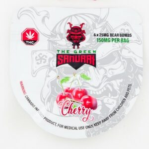 The Green Samurai – Cherry Gummies – 150mg | Green Society Canada