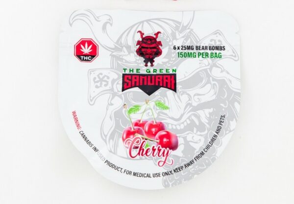 The Green Samurai – Cherry Gummies – 150mg | Green Society Canada