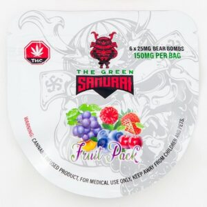 The Green Samurai – Fruit Pack Gummies – 150mg | Green Society Canada