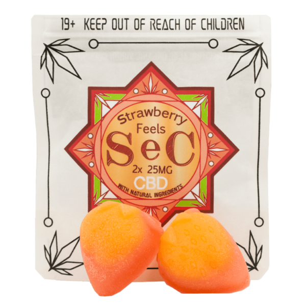 SEC – Strawberry Feels CBD – 50mg | Green Society Canada