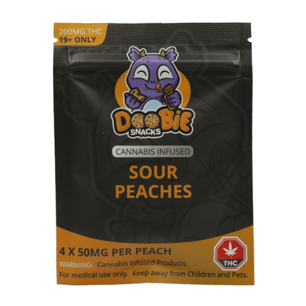 Doobie Snacks – CBD Sour Gummy Bears – 150mg CBD | Green Society Canada