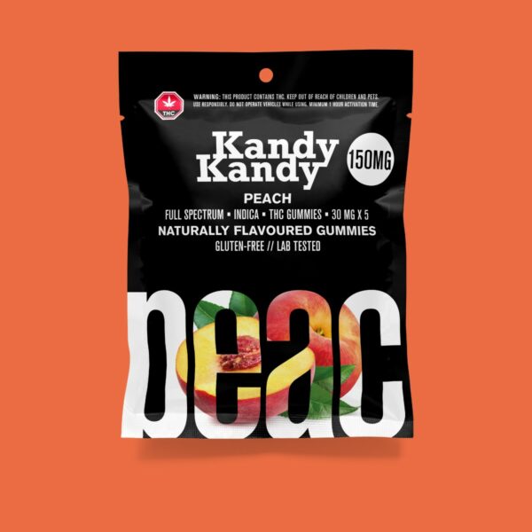 Kandy Kandy – Peach Gummies | Green Society Canada