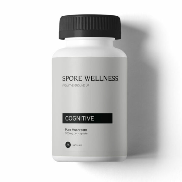 Spore Wellness – Microdose Capsules – Cognitive – 25 Capsules (500mg per cap) | Green Society Canada