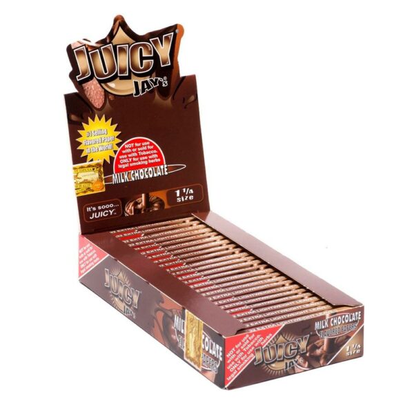 Juicy Jay’s – Hemp Papers (1.25 Inch) – Milk Chocolate | Green Society Canada