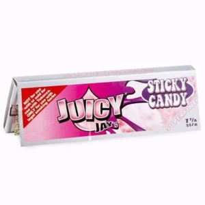 Juicy Jay’s – Superfine Hemp Papers (1.25 Inch) – Sticky Candy | Green Society Canada