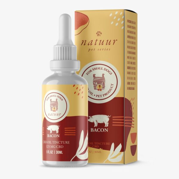 Natuur – Pet Series – CBD Oil For Small Dogs – Bacon Flavour – 125mg | Green Society Canada