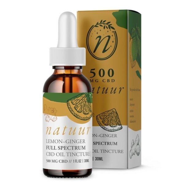 Natuur – Full Spectrum CBD Oil Tincture – Lemon Ginger – 1000mg | Green Society Canada