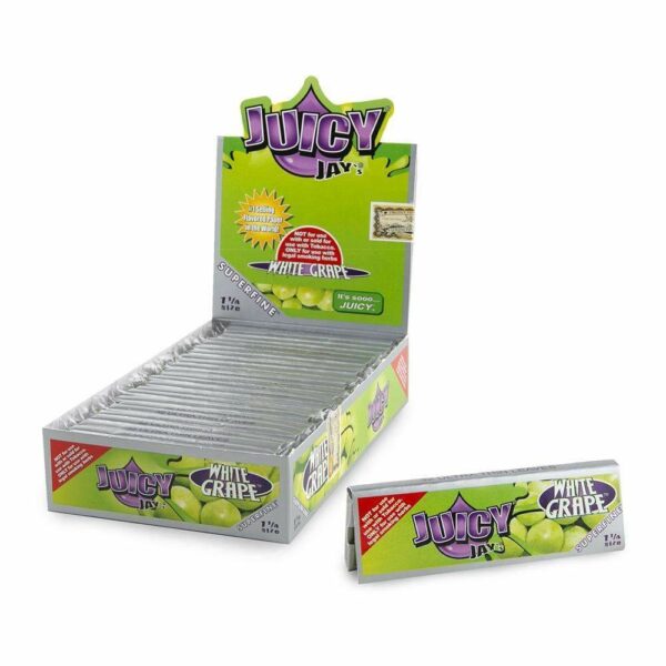 Juicy Jay’s – Hemp Papers (1.25 inch) – White Grape | Green Society Canada