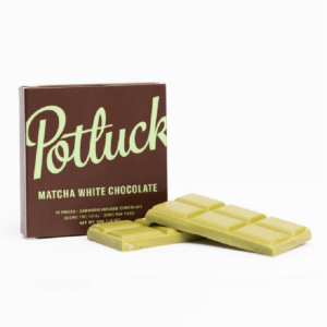 Potluck – Infused Chocolate – Matcha White Chocolate – 300mg THC | Green Society Canada