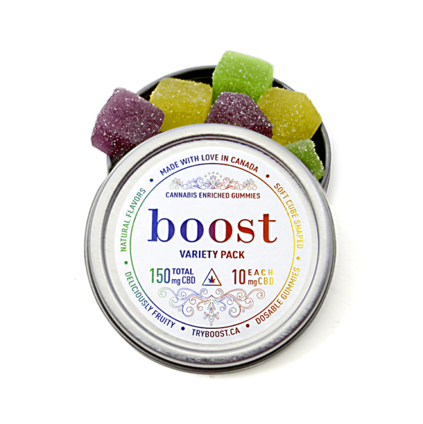 Boost – CBD Variety Pack Gummies – 150mg | Green Society Canada