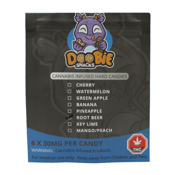 Doobie Snacks – Hard Candies – 180mg THC | Green Society Canada