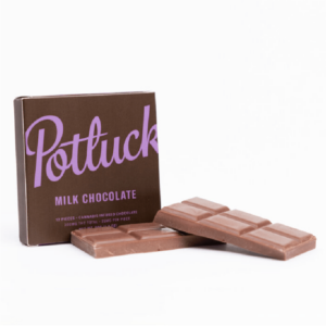 Potluck – Infused Chocolate – Milk Chocolate – 300mg THC | Green Society Canada