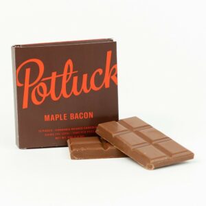 Potluck – Infused Chocolate – Maple Bacon – 300mg THC | Green Society Canada