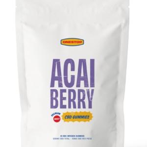 OneStop – Açai Berry CBD Gummies 500mg | Green Society Canada