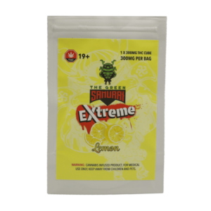 Green Samurai Extreme – Lemon Gummy – 300mg THC | Green Society Canada