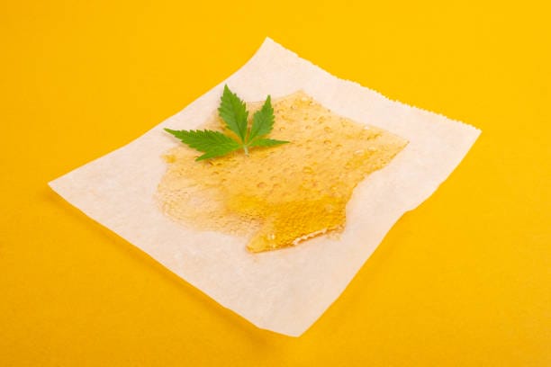 marijuana resin concentrate, yellow amber color cannabis wax | Green Society Canada